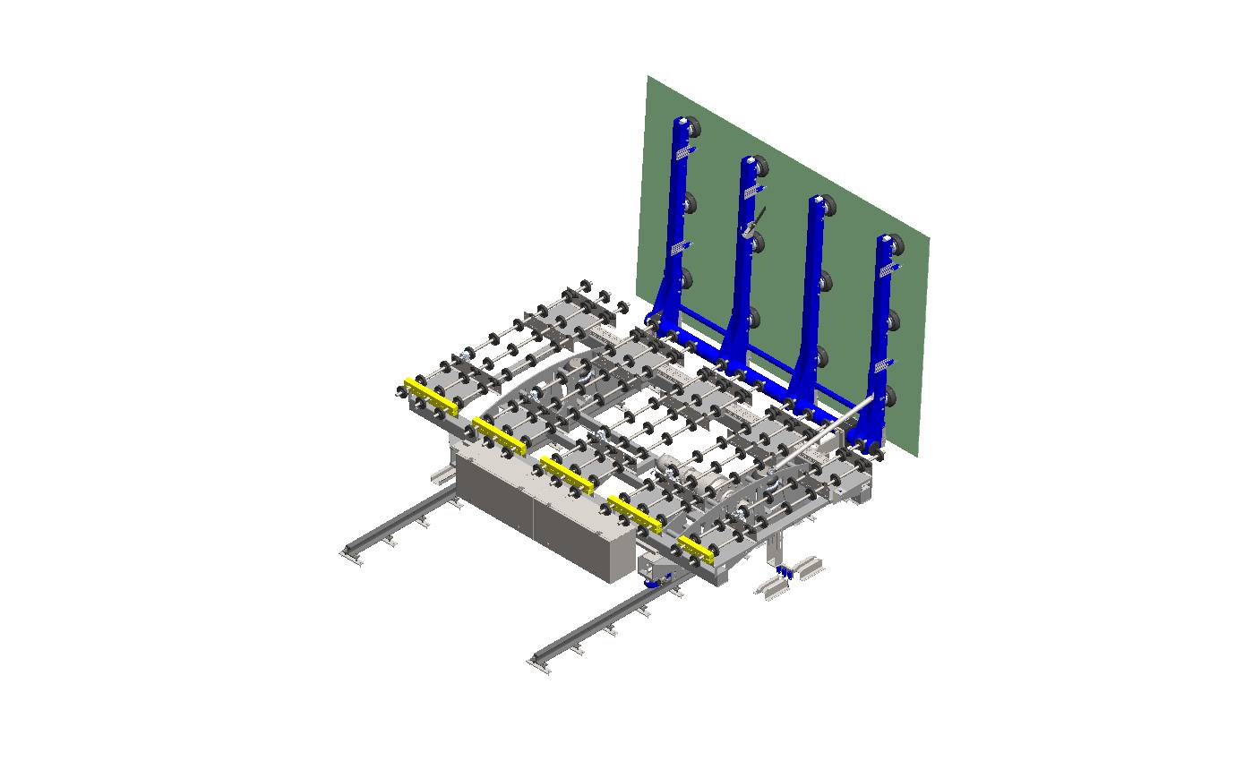 Automatic glass plate loader